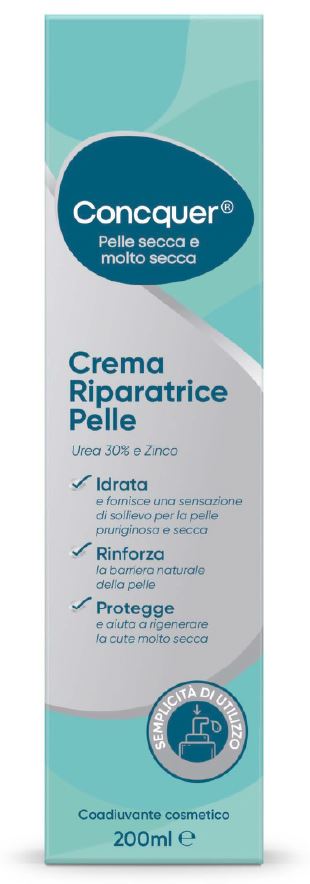 CONCQUER CREMA RIPARATRICE PELLE 200 ML - Farmacia-flash.it