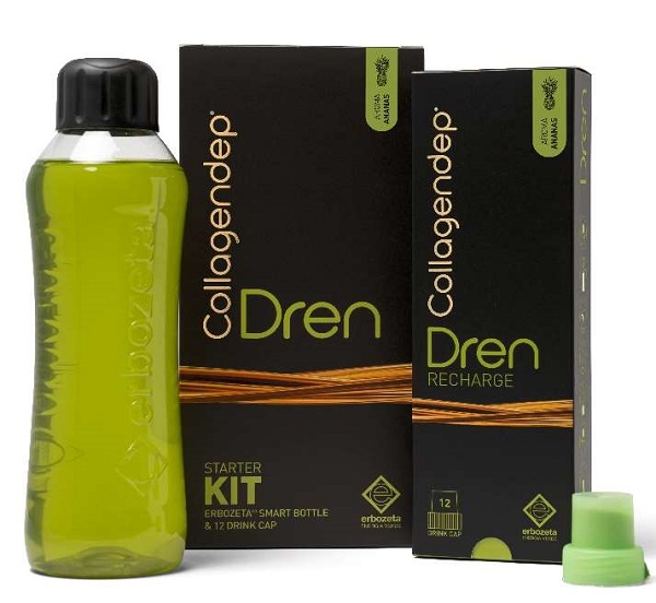 COLLAGENDEP DREN STARTER KIT 12 DRINK CAP + SMART BOTTLE - Farmacia-flash.it