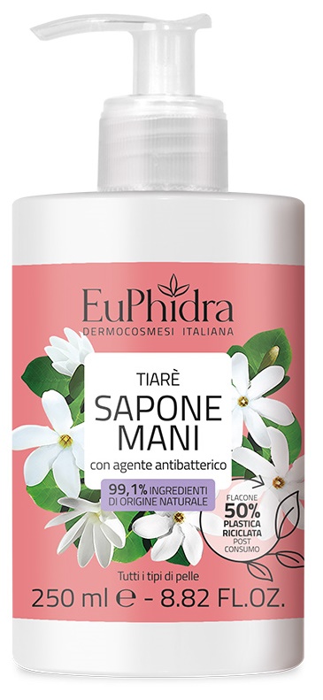 EUPHIDRA SAPONE LIQUIDO TIARE' 250 ML - Farmacia-flash.it