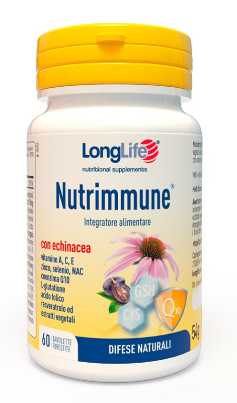 LONGLIFE NUTRIMMUNE 60 TAVOLETTE - Farmacia-flash.it
