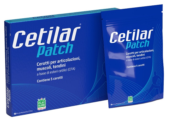 CEROTTO MONOUSO CETILAR PATCH PER ARTICOLAZIONI MUSCOLI E TENDINI 5 PEZZI - Farmacia-flash.it
