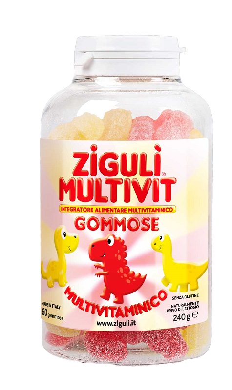 ZIGULI MULTIVIT FRAGOLA E BANANA 60 GOMMOSE - Farmacia-flash.it