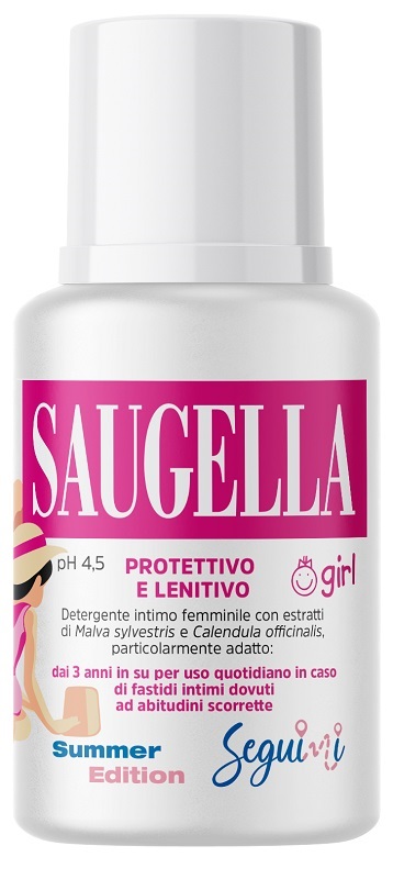 SAUGELLA GIRL PROTETTIVO E LENITIVO DETERGENTE INTIMO 100 ML - Farmacia-flash.it