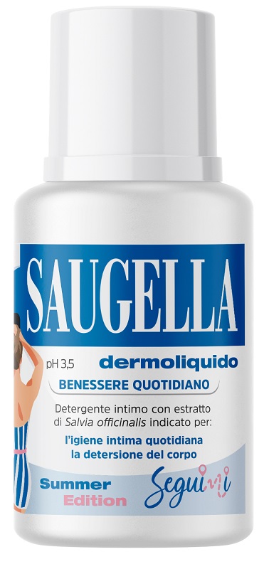 SAUGELLA DERMOLIQUIDO PH 3,5 BENESSERE QUOTIDIANO DETERGENTE INTIMO 100 ML - Farmacia-flash.it