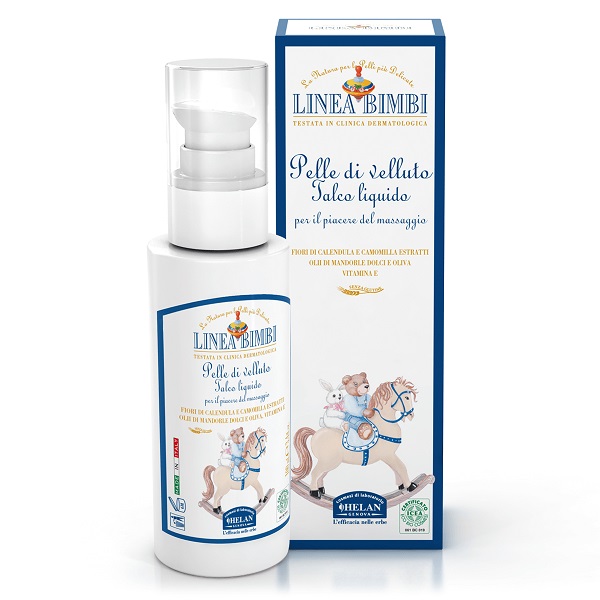 HELAN BIMBI PELLE DI VELLUTO TALCO LIQUIDO 240 ML - Farmacia-flash.it