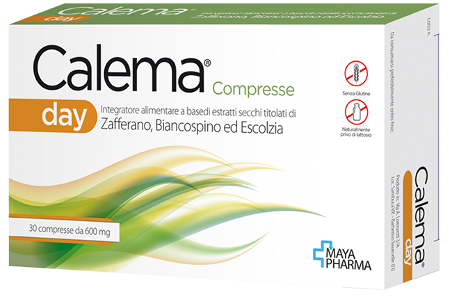 CALEMA DAY 30 COMPRESSE DA 600 MG SENZA GLUTINE NATURALMENTE PRIVO DI LATTOSIO - Farmacia-flash.it