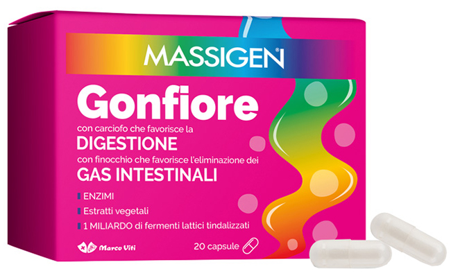 MASSIGEN GONFIORE 20 CAPSULE - Farmacia-flash.it