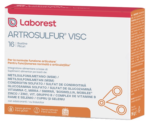 ARTROSULFUR VISC 16 BUSTINE DA 6 G - Farmacia-flash.it