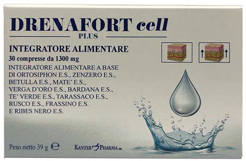 DRENAFORT CELL PLUS 30 COMPRESSE - Farmacia-flash.it