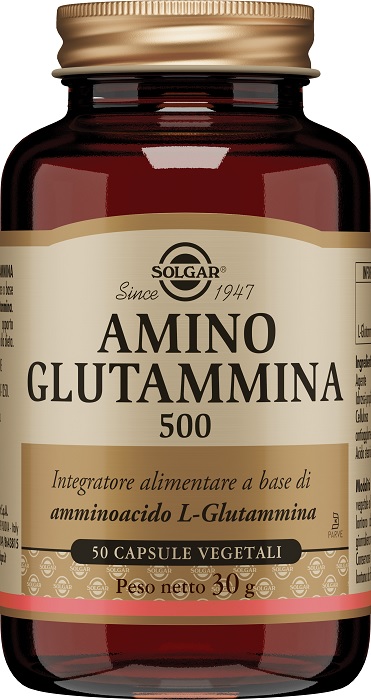 AMINO GLUTAMMINA 500 50 CAPSULE VEGETALI - Farmacia-flash.it