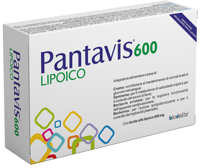 PANTAVIS 600 LIPOICO 30 COMPRESSE - Farmacia-flash.it