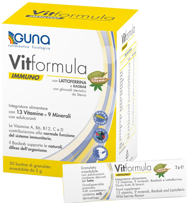 VITFORMULA IMMUNO 30 STICK DA 2 G - Farmacia-flash.it