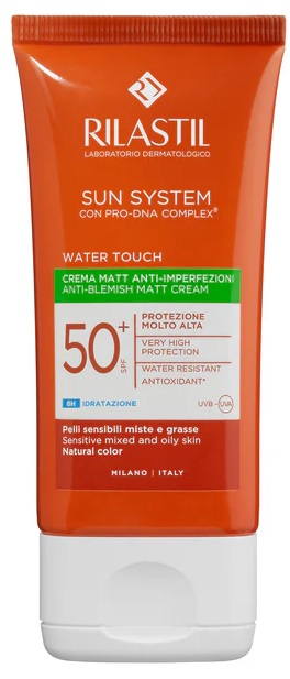 RILASTIL SUN SYSTEM WATER TOUCH MAT CREMA SPF50+ 50 ML - Farmacia-flash.it