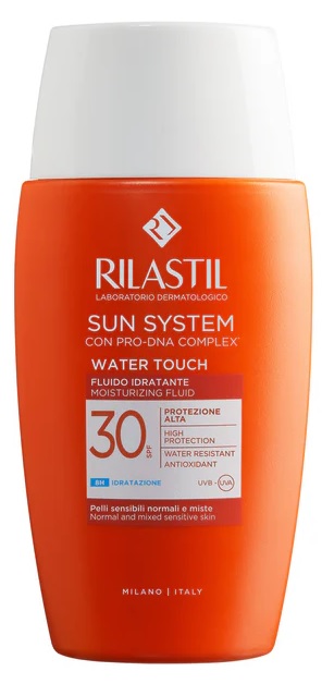 RILASTIL SUN SYSTEM WATER TOUCH FLUIDO SPF30 50 ML - Farmacia-flash.it