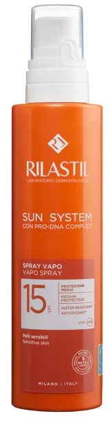 RILASTIL SUN SYSTEM SPRAY VAPO SPF15 200 ML - Farmacia-flash.it