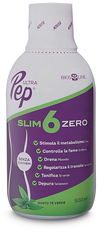 ULTRA PEP SLIM 6 ZERO TE' VERDE 500 ML - Farmacia-flash.it
