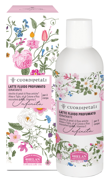 CUOR DI PETALI INFINITA LATTE FLUIDO PROFUMATO IDRATANTE 200 ML - Farmacia-flash.it