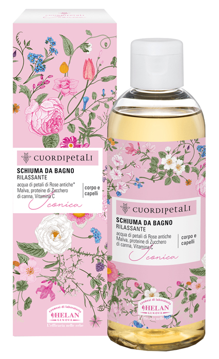 CUOR DI PETALI ICONICA SCHIUMA BAGNO RILASSANTE 210 ML - Farmacia-flash.it