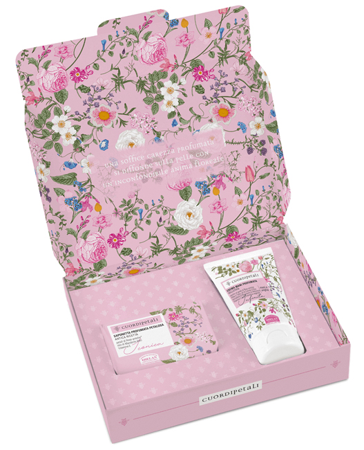 CUOR DI PETALI SET CREMA MANI 50 ML + SAPONETTA 100 G - Farmacia-flash.it