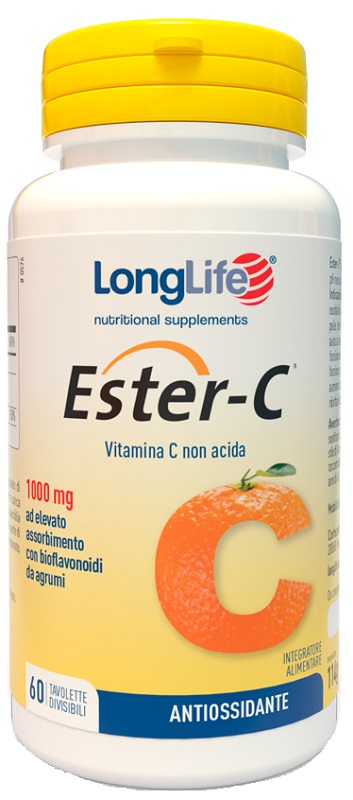LONGLIFE ESTER C 1000MG 60 TAVOLETTE - Farmacia-flash.it