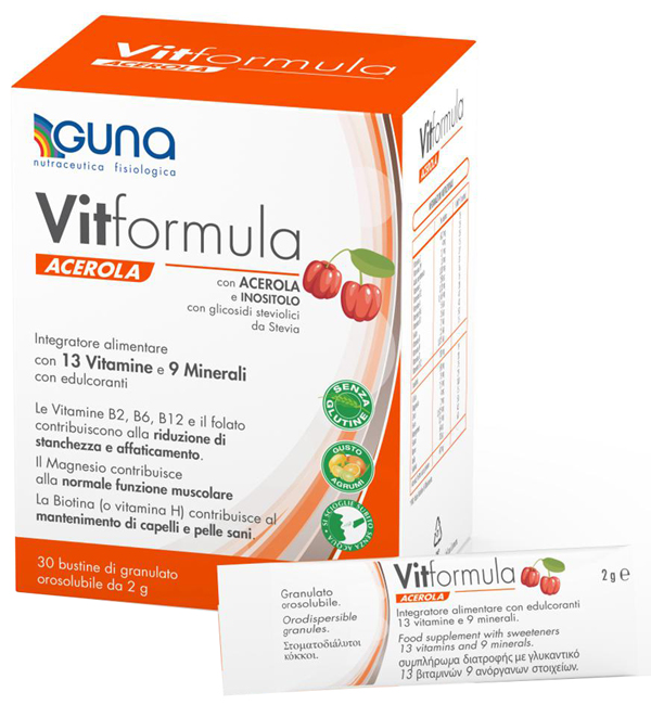 VITFORMULA ACEROLA 30 STICK 2 G - Farmacia-flash.it