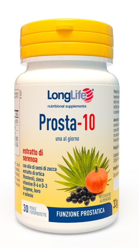 LONGLIFE PROSTA-10 30 PERLE - Farmacia-flash.it