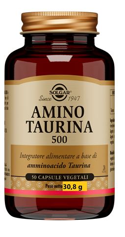 AMINO TAURINA 500 50 CAPSULE VEGETALI - Farmacia-flash.it