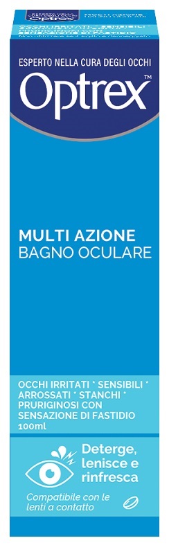 BAGNO OCULARE OPTREX MULTI AZIONE 100 ML - Farmacia-flash.it