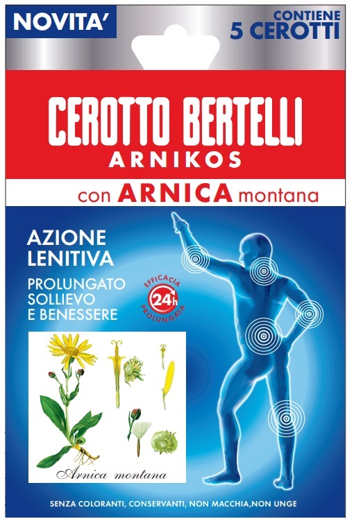 BERTELLI CEROTTO ARNIKOS CON ARNICA MONTANA 5 PEZZI - Farmacia-flash.it