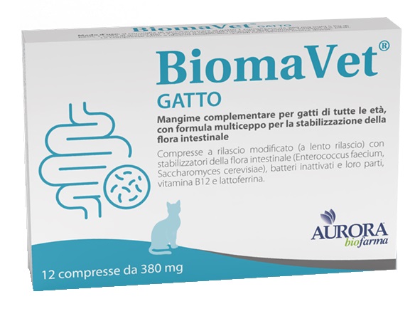 BIOMAVET GATTO 380MG 12 COMPRESSE - Farmacia-flash.it