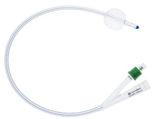 CATETERE FOLEY IN SILICONE 2 VIE DIAMETRO CH 18 PUNTA NELATON CON PALLONCINO 10 ML 1 PEZZO - Farmacia-flash.it