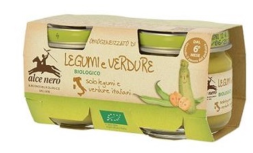 OMOGENEIZZATO LEGUMI E VERDURE BABY FOOD BIO 2 X 80 G - Farmacia-flash.it