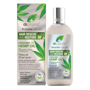 DR ORGANIC HEMP OIL OLIO DI CANAPA RESCUE SHAMPOO RIPARATORE 265 ML - Farmacia-flash.it