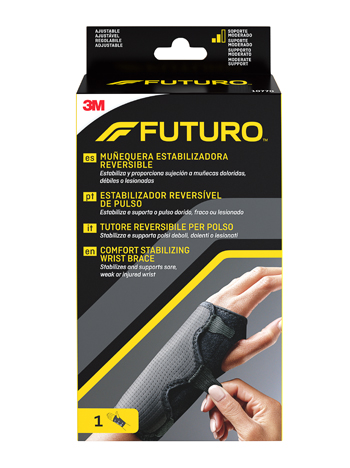 TUTORE PER POLSO REVERSIBILE FUTURO NERO 1 PEZZO - Farmacia-flash.it