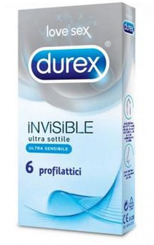 DUREX INVISIBLE PROFILATTICO 6 PEZZI - Farmacia-flash.it