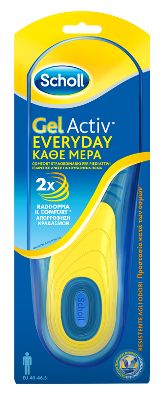 SCHOLL GEL ACTIV EVERYDAY UOMO - Farmacia-flash.it