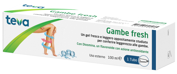 GAMBE FRESH TEVA GEL 100 ML - Farmacia-flash.it