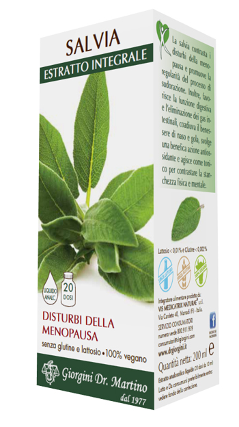 SALVIA ESTRATTO INTEGRALE 200 ML - Farmacia-flash.it