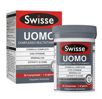 SWISSE MULTIVITAMINICO UOMO 30 COMPRESSE - Farmacia-flash.it