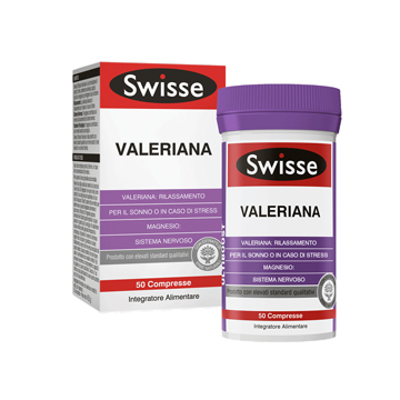 SWISSE VALERIANA 50 COMPRESSE - Farmacia-flash.it
