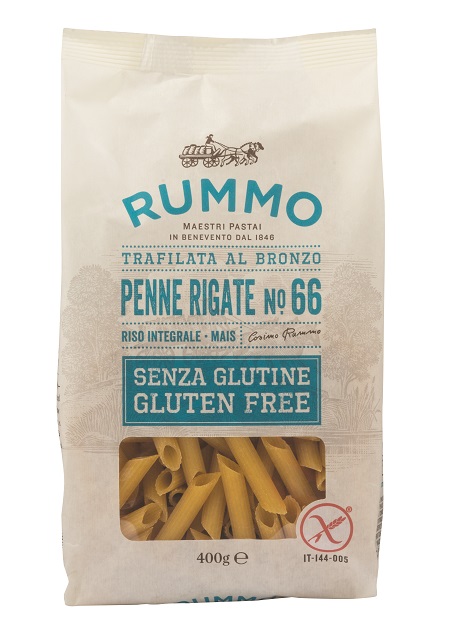 RUMMO PENNE RIGATE N66 DI RISO INTEGRALE E MAIS 400 G - Farmacia-flash.it