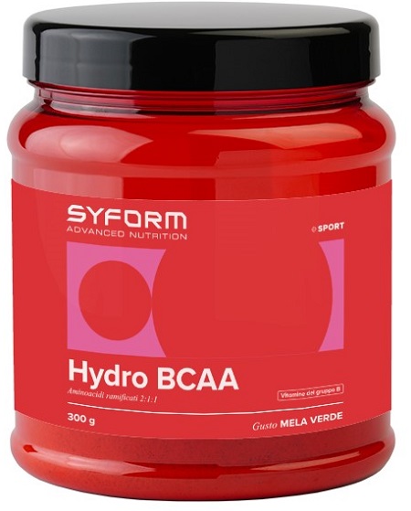 HYDRO BCAA INTEGRATORE IN POLVERE AL GUSTO DI MELA VERDE 300 G - Farmacia-flash.it