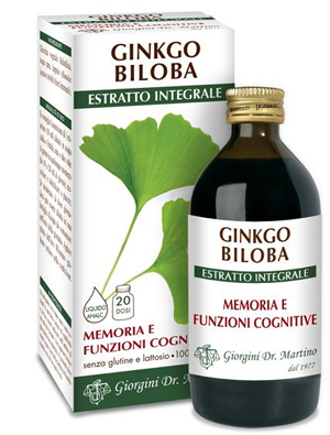 GINKGO BILOBA ESTRATTO INTEGRALE 200 ML - Farmacia-flash.it