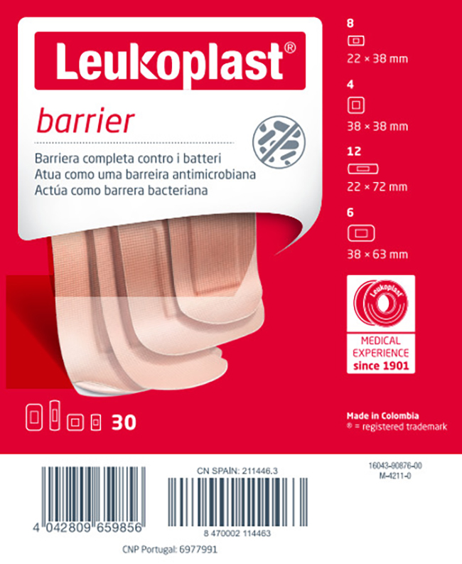 LEUKOPLAST BARRIER 30 PEZZI ASSORTITI - Farmacia-flash.it