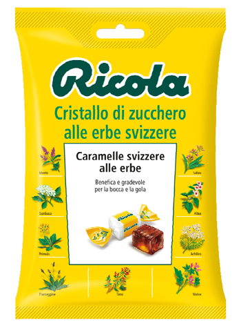 RICOLA CRISTALLO ZUCCHERO ERBE 78 G - Farmacia-flash.it
