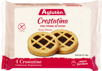 AGLUTEN CROSTATINA CON CREMA DI CACAO 180 G - Farmacia-flash.it