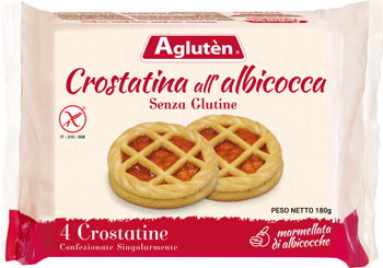 AGLUTEN CROSTATINA ALL'ALBICOCCA 180 G - Farmacia-flash.it