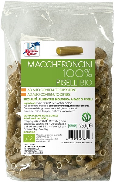 MACCHERONCINI PISELLI100% BIO - Farmacia-flash.it