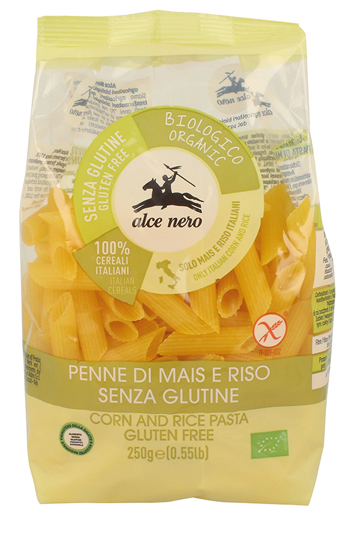 PENNE MAIS/RISO BIO 250 G - Farmacia-flash.it