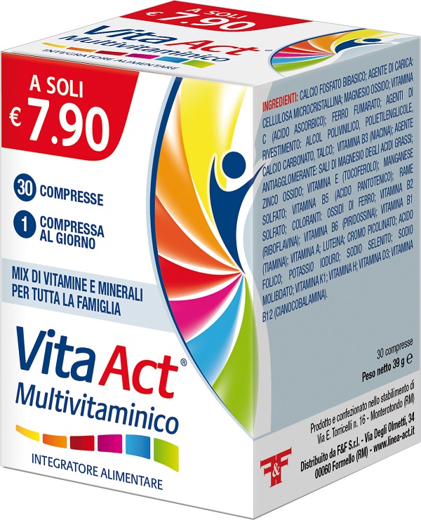 VITA ACT MULTIVITAMINICO 30 COMPRESSE - Farmacia-flash.it